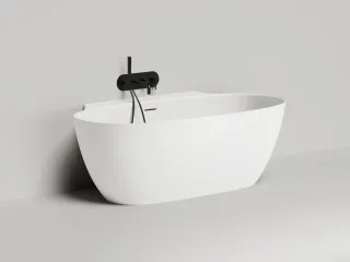 Ванна из искусственного камня Salini Alda Wall S-Sense 101915GRH 170x90см RAL снаружи